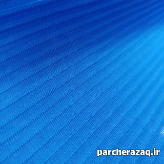 پارچه کیسه حمام پلیسه آبی