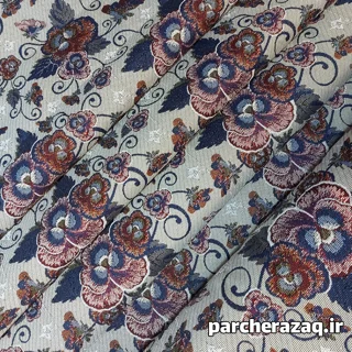 پارچه روفرشی جاجیم طرح گلستان عرض 2 متر