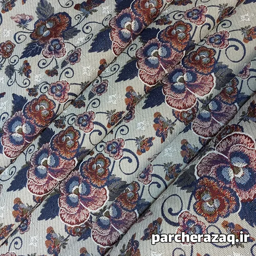 پارچه روفرشی جاجیم طرح گلستان عرض 2 متر