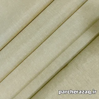 پارچه ملحفه ای ساده نسکافه ای کتان ریسمان