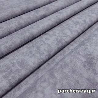 پارچه ملحفه ساده طوسی روشن پتینه ریسمان