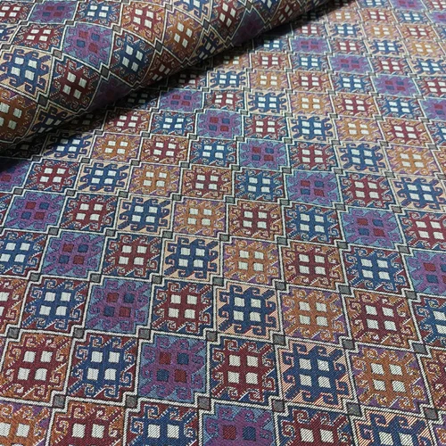 پارچه روفرشی جاجیم طرح مشبک عرض2 متر