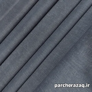 پارچه ملحفه ساده طوسی کتان ریسمان عرض دو متر