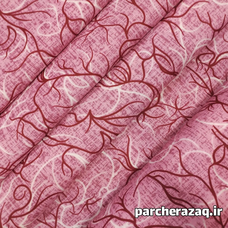 پارچه ملحفه صورتی ستایش