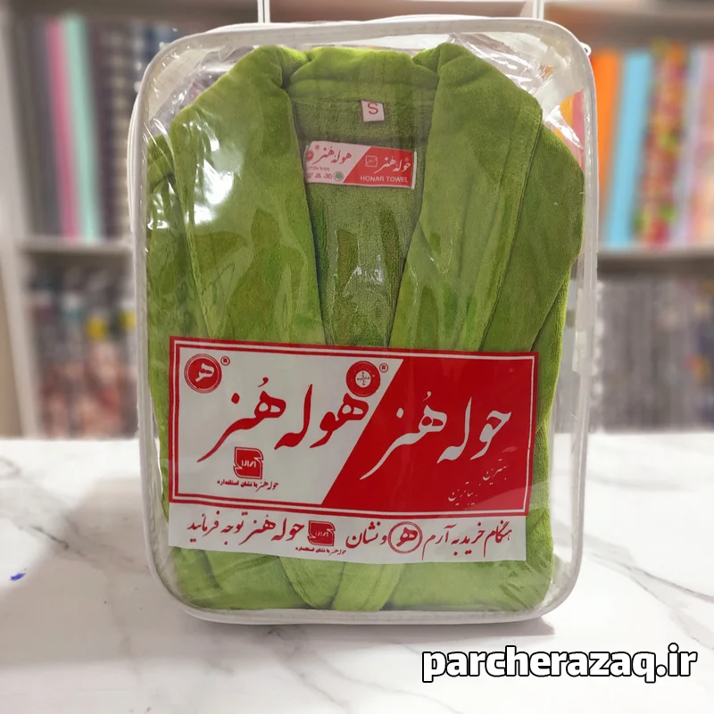 حوله تن پوش هنر سبز فسفری
