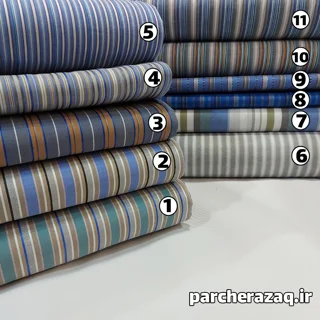 پارچه راه راه تترون عرض 90