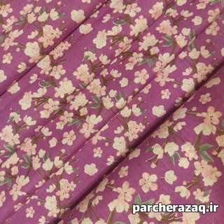 پارچه نخی گل دار کتان فیلور یزد