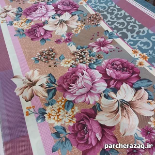 پارچه ملحفه شهرزاد صورتی برند طوبی