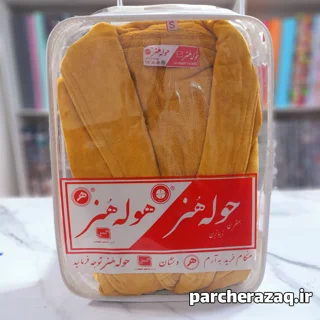 حوله تن پوش هنر زرد سایز مدیوم (115)