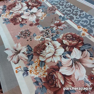 پارچه ملحفه ای طوبی شهرزاد قهوه ای