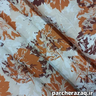 پارچه ملحفه خزان قهوه ای وایت لند