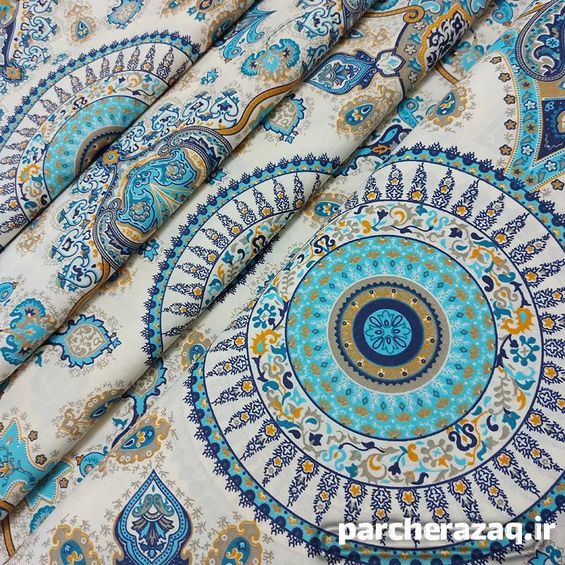 پارچه ملحفه ای خورشید ترنج عرض دو متر