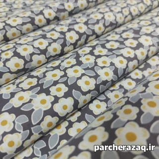 پارچه نخی گلدار کتان فیلور یزد