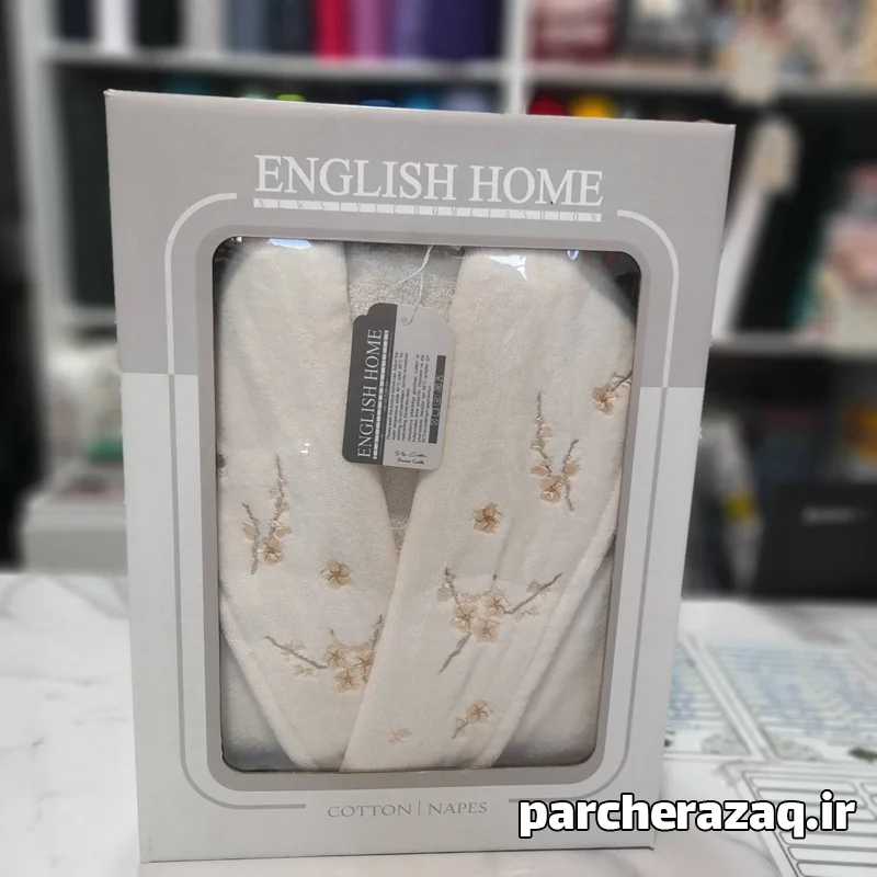 حوله تن پوش ترک English home سایز لارج کیفیت اعلا و درجه یک سفید