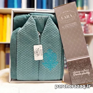 حوله تن پوش لارا تبریز لارج آبی پترول
