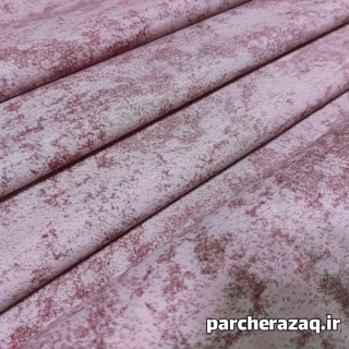 پارچه ملحفه ساده صورتی طرح پتینه وایت لند