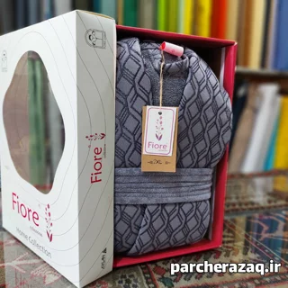 حوله تن پوش XXL فیوره تبریز طوسی