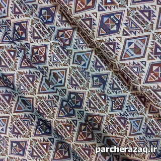 پارچه روفرشی جاجیم طرح لوزی عرض2 متر
