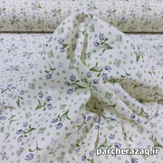 پارچه چادر نماز آلاله بنفش دانیال
