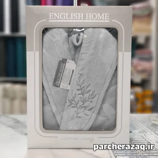 حوله تن پوش ترک English home سایز لارج کیفیت اعلا و درجه یک نقره ای