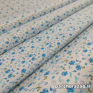پارچه چادر نماز گلاره آبی دانیال