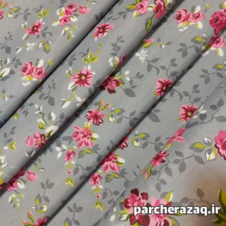 پارچه ملحفه گل دار طوبی سوگند طوسی