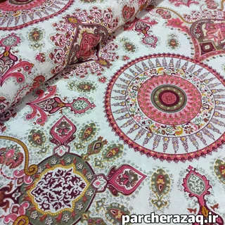 پارچه ملحفه پانته گلبهی پدیده نو
