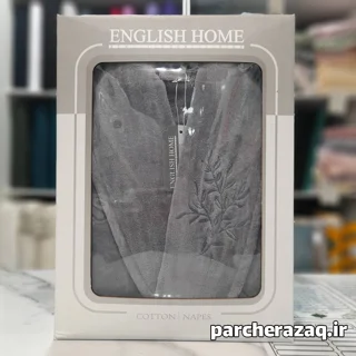 حوله تن پوش ترک English home سایز لارج کیفیت اعلا و درجه یک طوسی