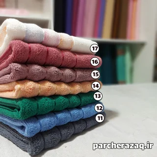 حوله دست و صورت آذرریس موج سایز 30 در 55 سانتیمتر