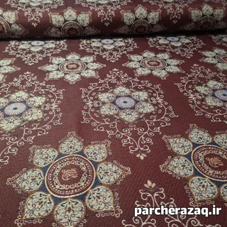 پارچه روفرشی جاجیم طرح پوراندخت لاکی عرض2 متر